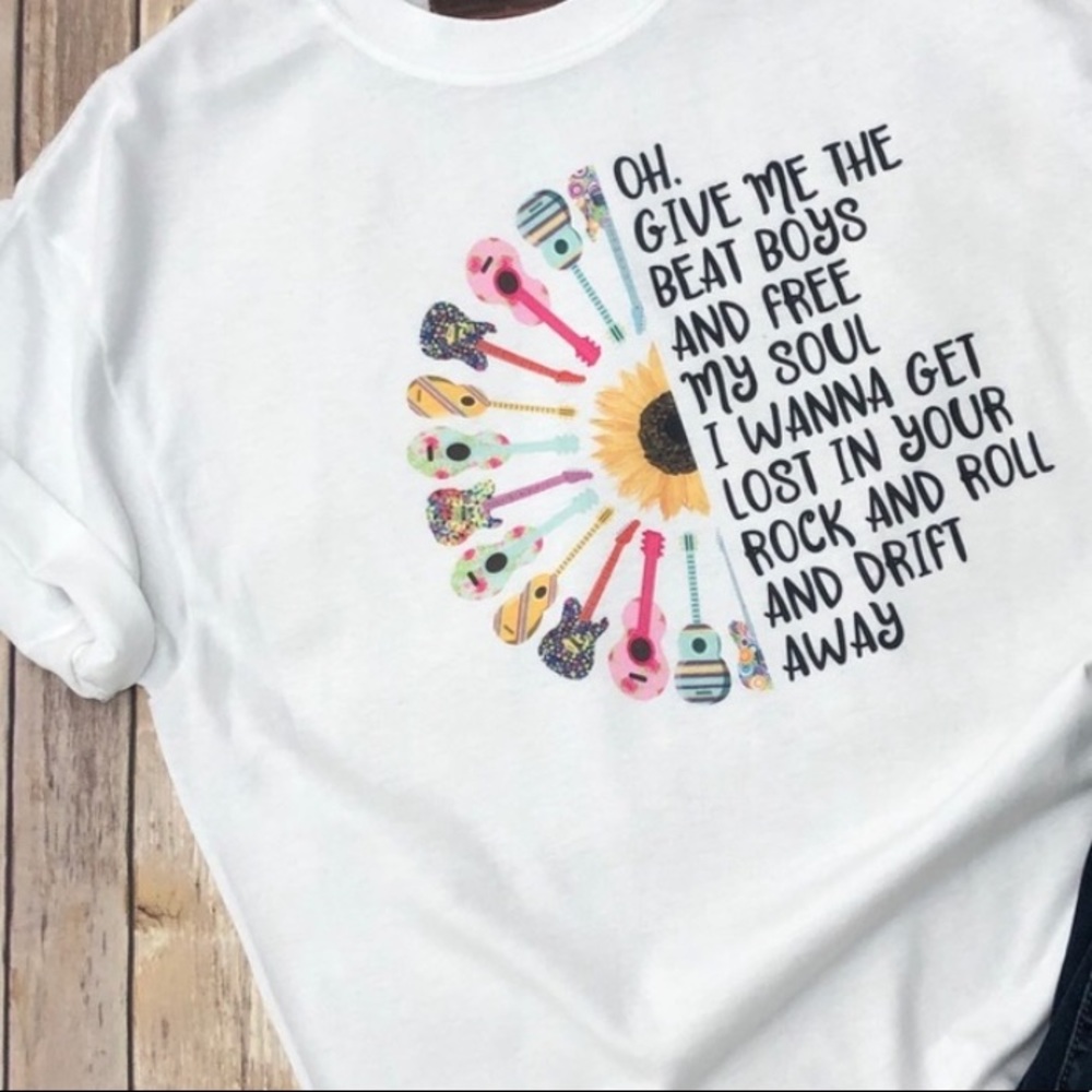 Give Me The Beat Boys Printed Gildan T-shirt